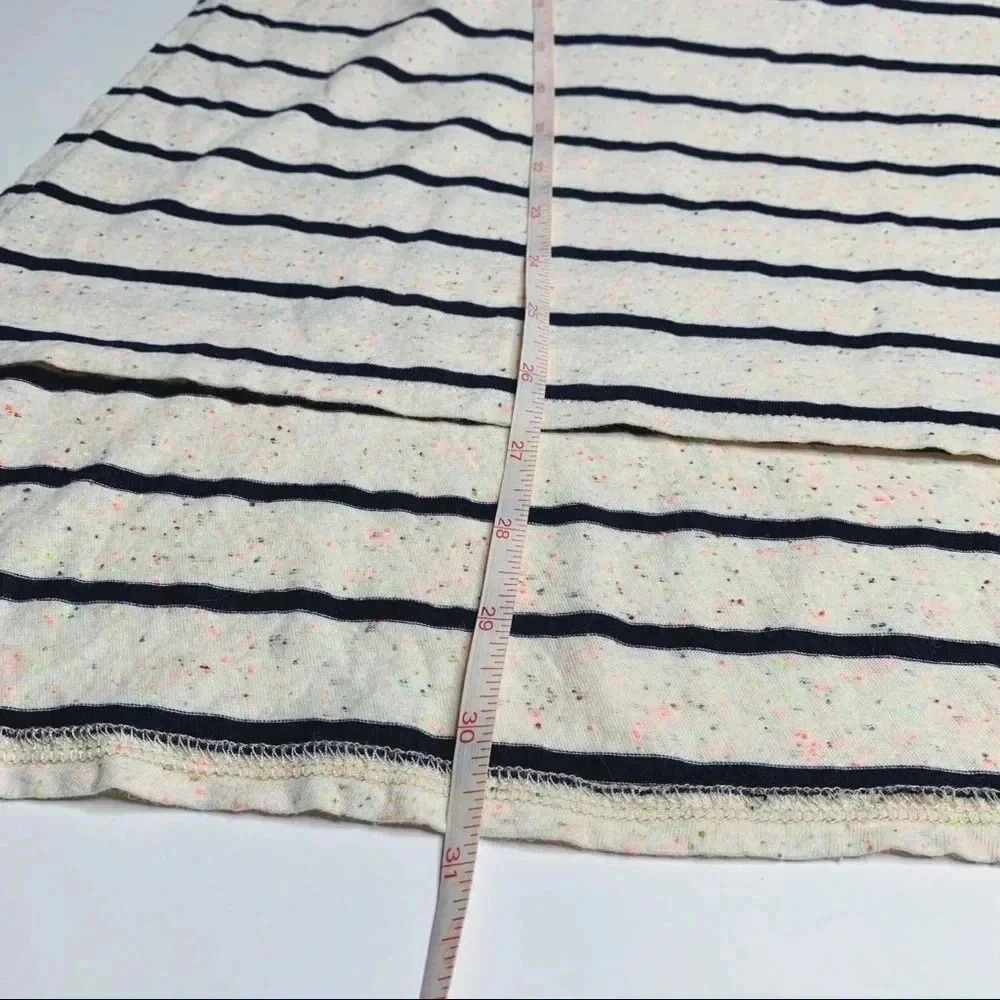 Sara Bergman Striped Slit Hem Pocket Top - Picture 5 of 6
